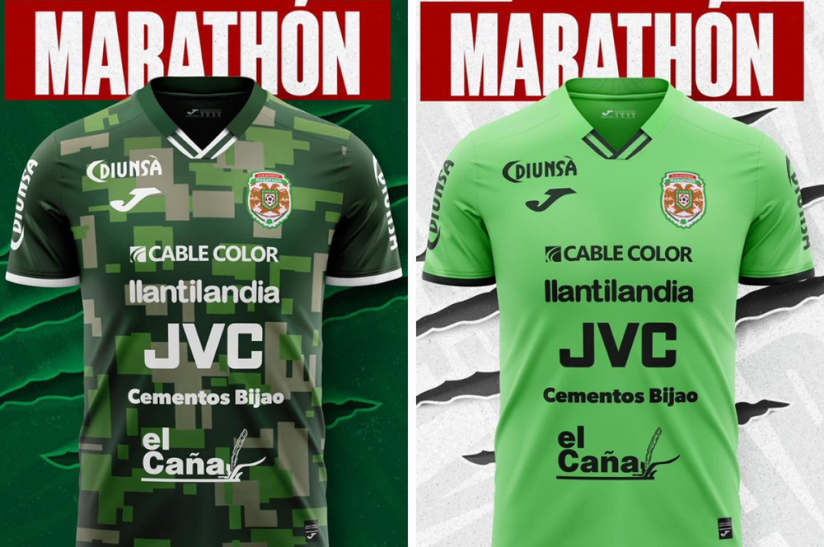 Marathón presenta el nuevo uniforme que usará en el torneo Clausura 2022 de la Liga Nacional