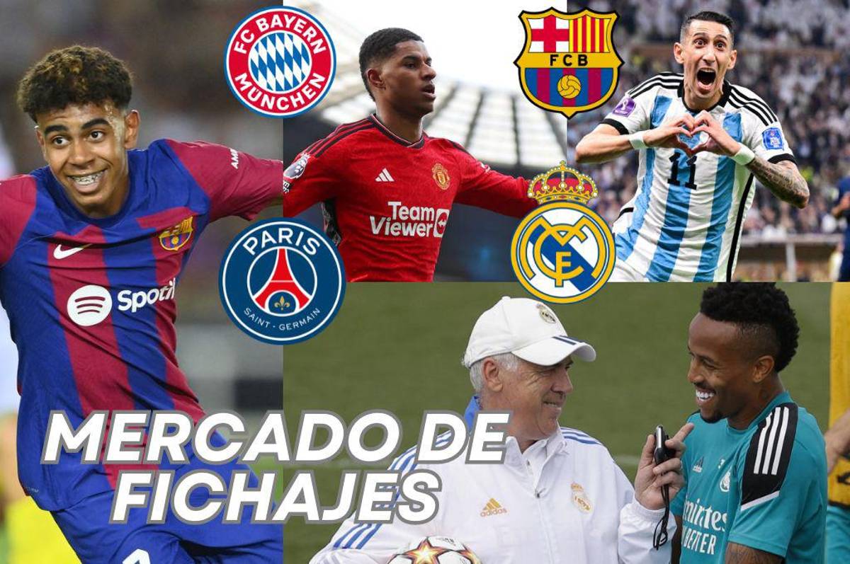 Barcelona y Real Madrid confirman nuevas bajas; PSG consigue el reemplazo de Mbappé; Di María ya lo esperan en su club