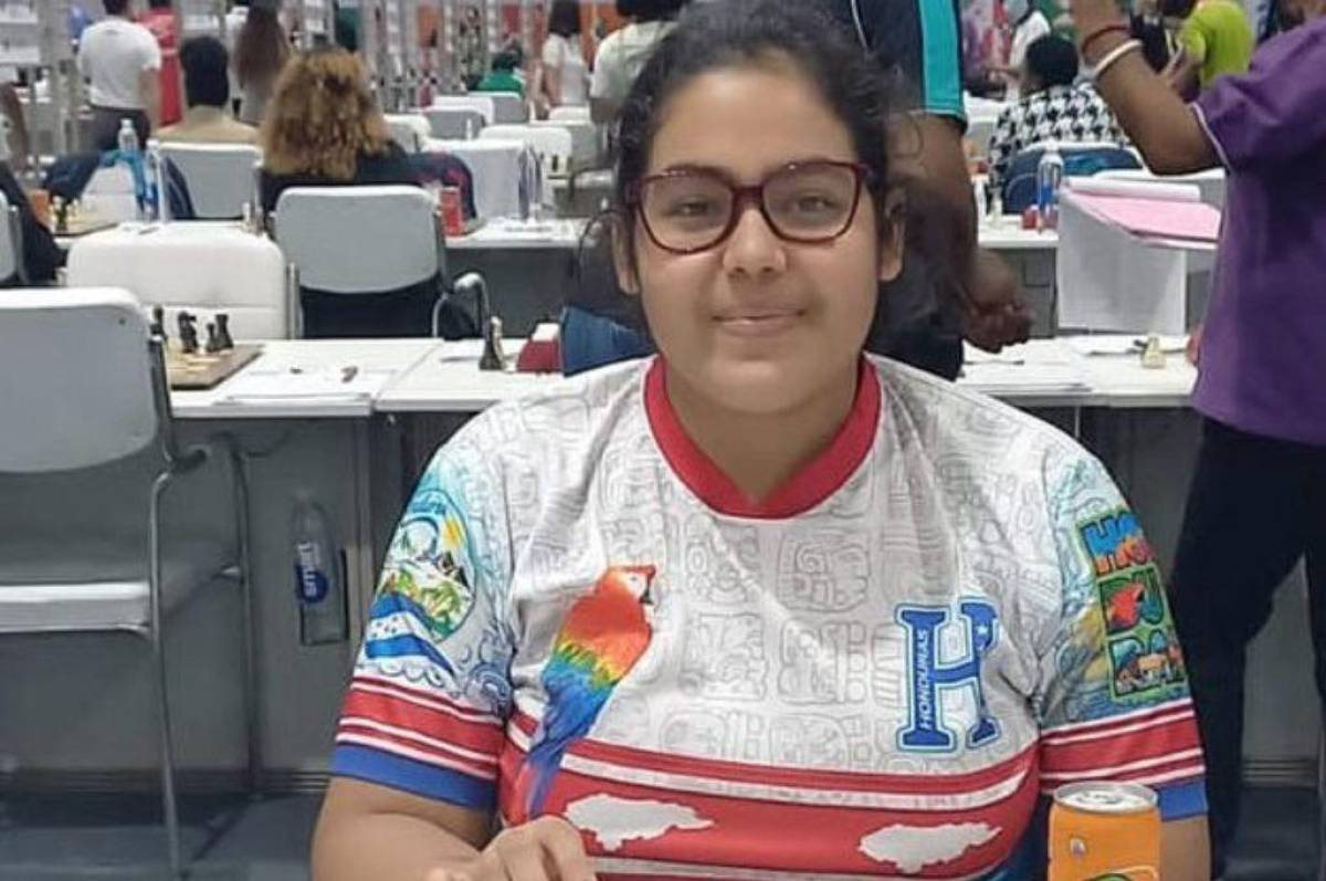Valeria Viana haciendo su participación en Olimpiadas Mundiales que se juegan en la India, donde ha dejado muy en alto el nombre de Honduras.