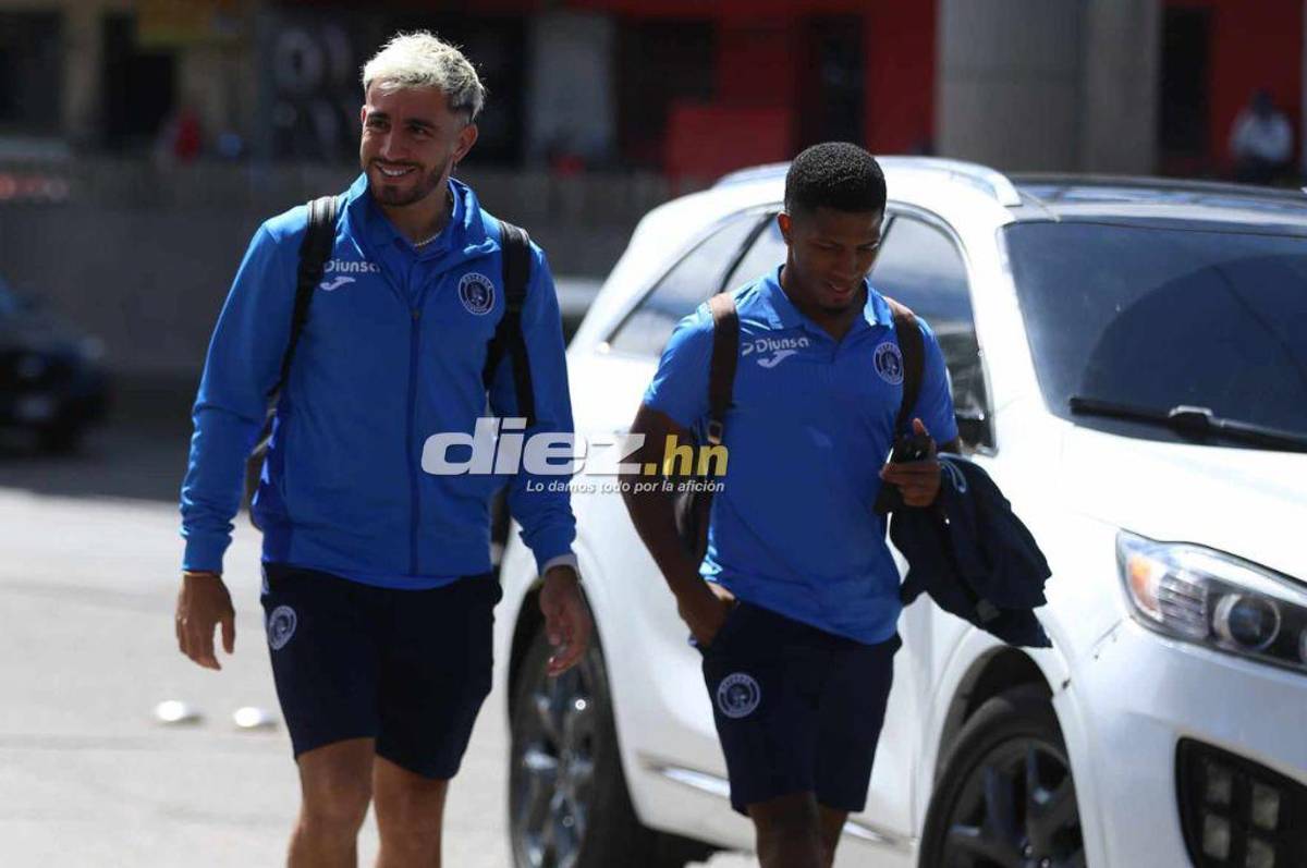 Así recibieron al hermano de Agustín Auzmendi en Motagua y el equipo azul viajó ya a Danlí