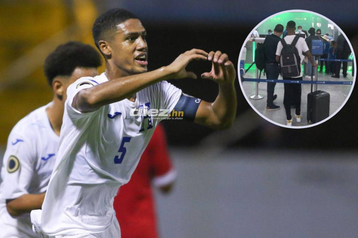 Capitán de la Selección Sub-20 de Honduras viaja a Estados Unidos a realizar una prueba con un club de la MLS