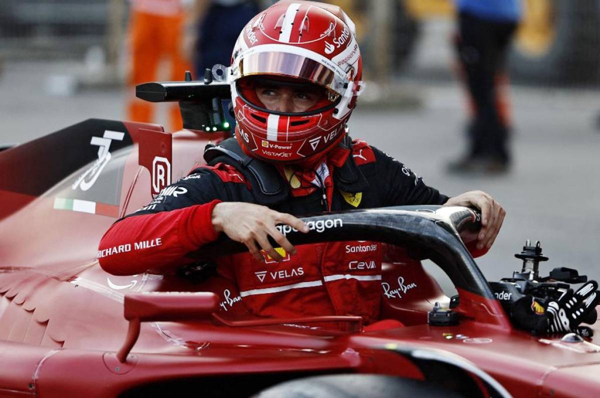 Charles Leclerc (Ferrari) logra la ‘pole’ en el GP de Azerbaiyán; le siguen Checo Pérez y Max Verstappen