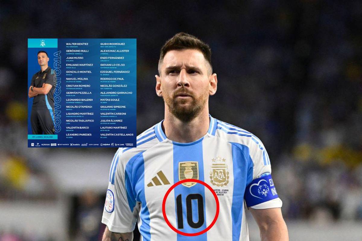 Le quitaron el ‘10’ a Messi: ¿Quién es el jugador que usará el histórico dorsal en el Argentina vs Chile?