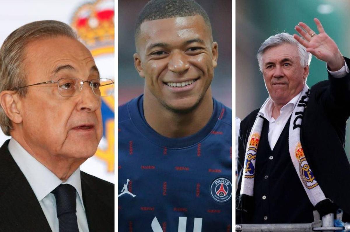 Florentino Pérez y Ancelotti hablan del fichaje de Mbappé: “A todos los jugadores les queda bien el blanco”