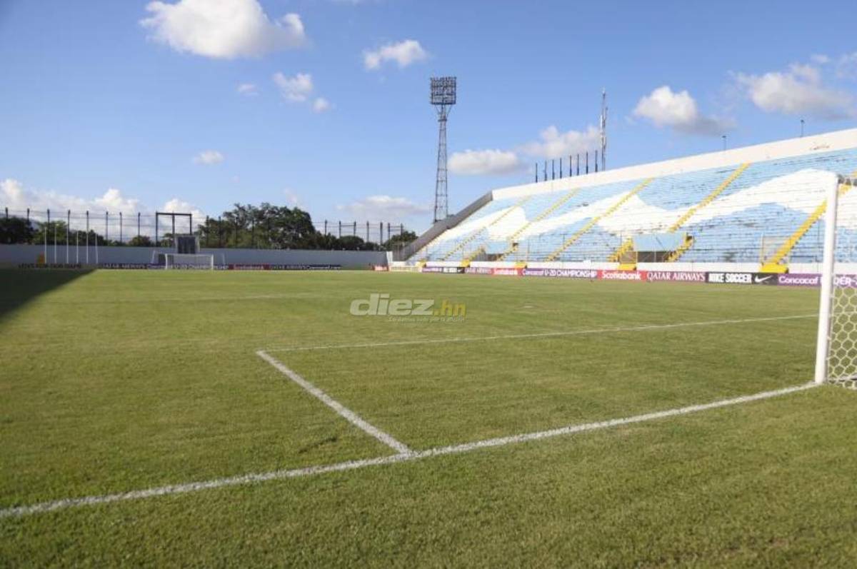¿Sigue dañado o en óptimas condiciones? Así luce el césped del estadio Morazán previo a los cuartos del Premundial Sub-20