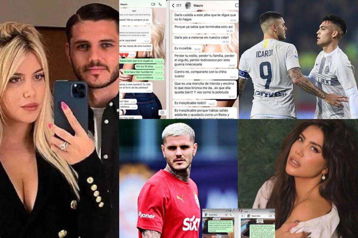 ¡Se filtraron chats! Icardi destapa infidelidades de Wanda Nara con un excompañero suyo: “En mi cama de Milán...”