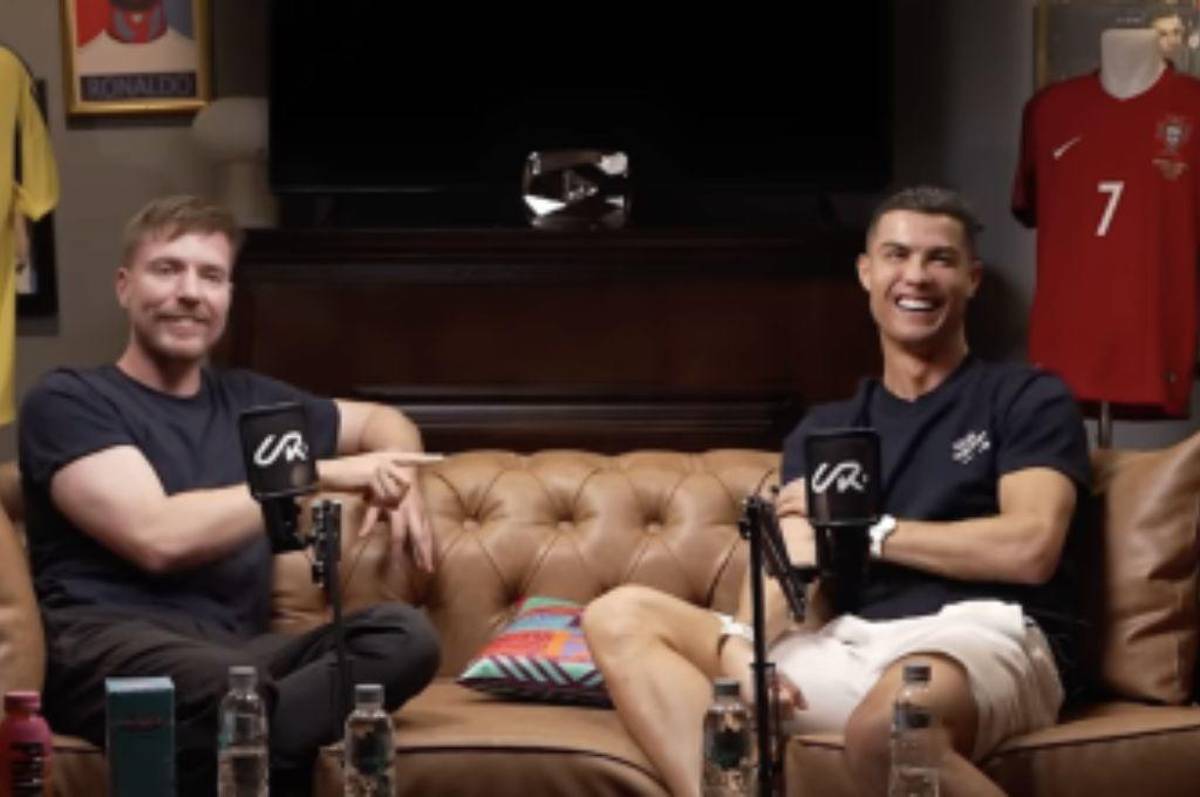 Cristiano Ronaldo ‘acaba’ con el debate en programa de Mr Beast: “¿Quién dice que Messi es mejor que yo?”