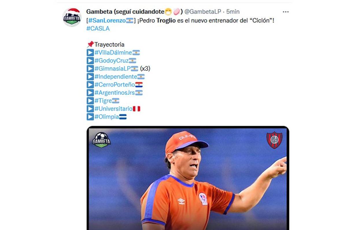 Las reacciones de medios, periodistas y afición sobre el posible fichaje de Pedro Troglio por el San Lorenzo de Argentina