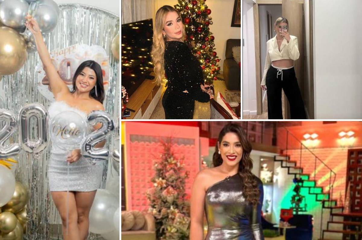 ¡Elegantes y hermosas! Así recibieron el año 2025 las famosas hondureñas ¿Quién arrasó en las redes?