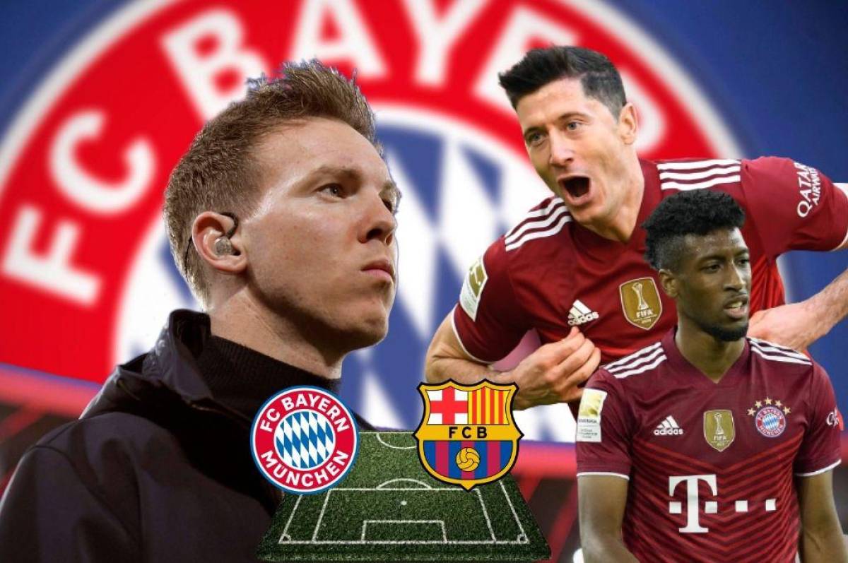La poderosa alineación del Bayern Munich para mandar al Barcelona a la Europa League