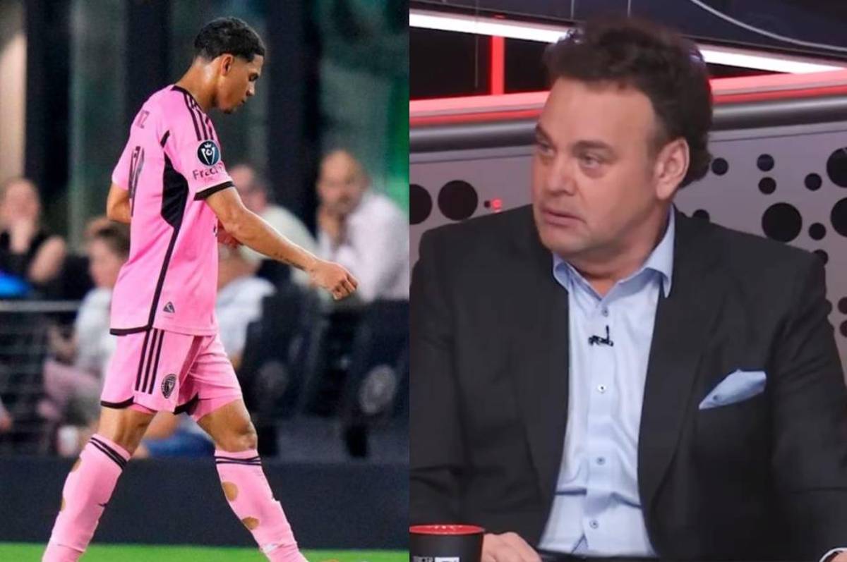 David Faitelson atiza contra el hondureño David Ruiz tras su expulsión en el Inter Miami - Monterrey