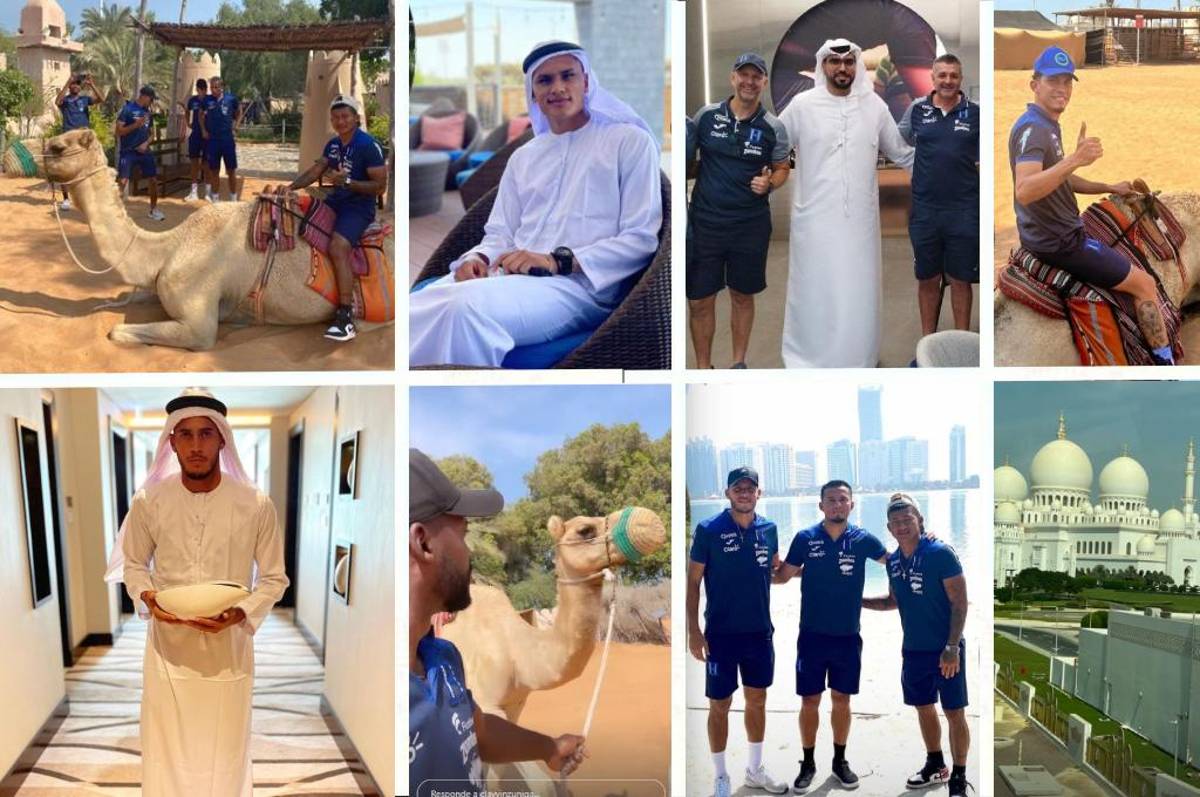 Sobre camellos y vestidos de árabe: las exóticas aventuras de la Selección de Honduras en la lujosa Abu Dabi