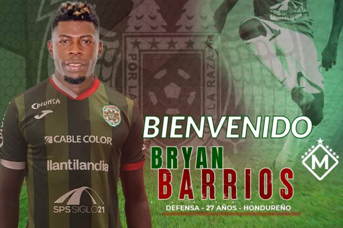 Bryan Barrios regresa a Marathón y se convierte en el cuarto refuerzo para el Torneo Clausura 2021-2022
