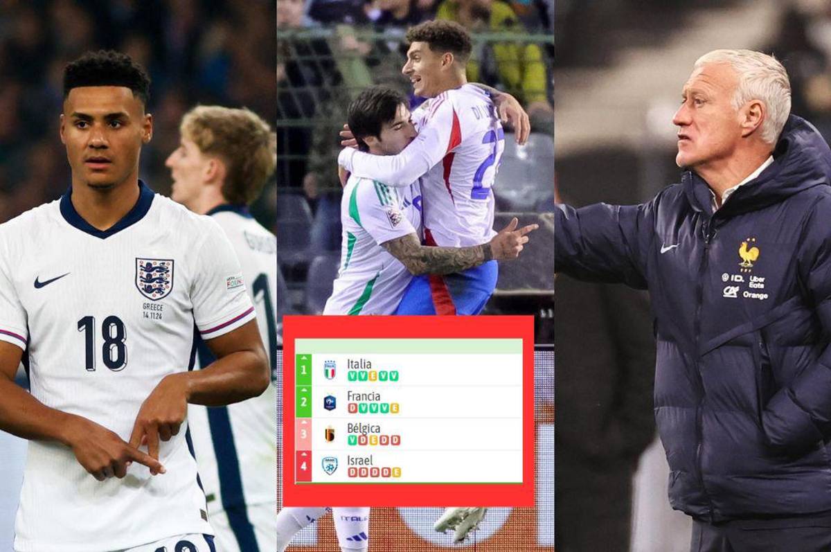 Francia decepciona sin Mbappé e Italia elimina a Bélgica: así van las tablas de posiciones de la UEFA Nations League