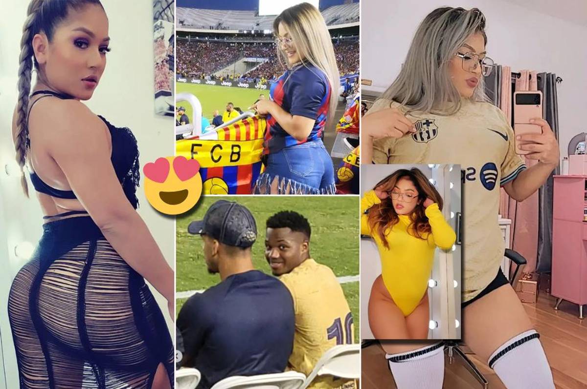 ¡Qué belleza! Así es la aficionada hondureña que logró llevarse la camiseta de Ansu Fati, delantero del Barcelona