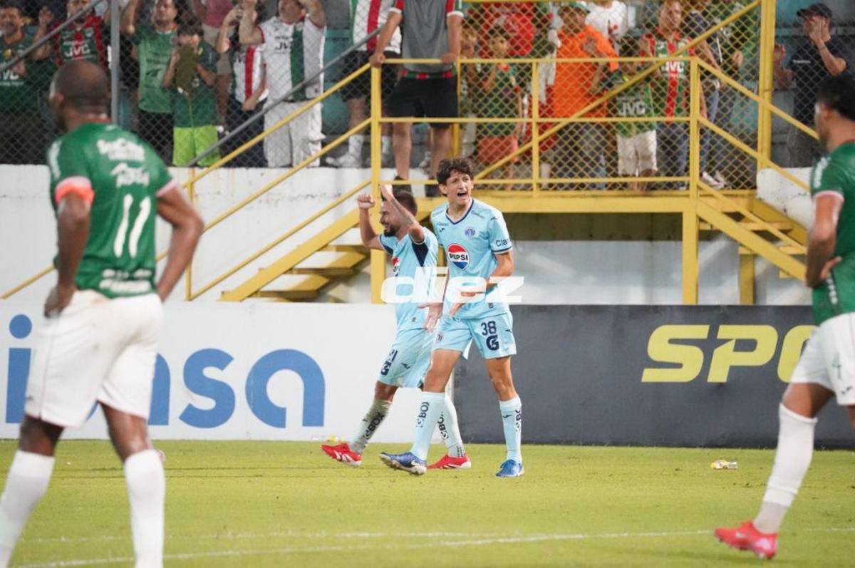 El provocador gesto de jugador de Motagua, niño sorprende a Anangonó y el abrazo de Diego Vázquez con su hijo tras el gol