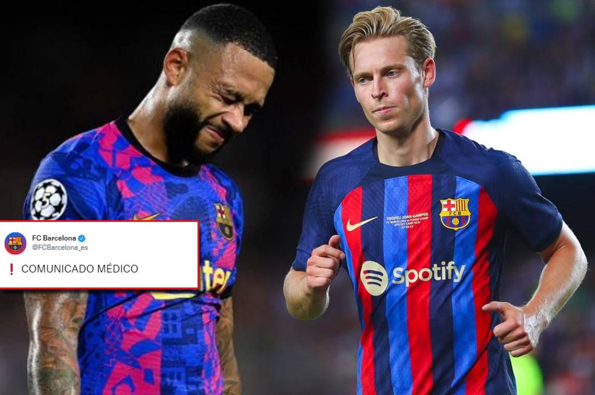 Comunicado oficial: Barcelona anuncia lo peor con Memphis y De Jong tras regresar lesionados de Países Bajos
