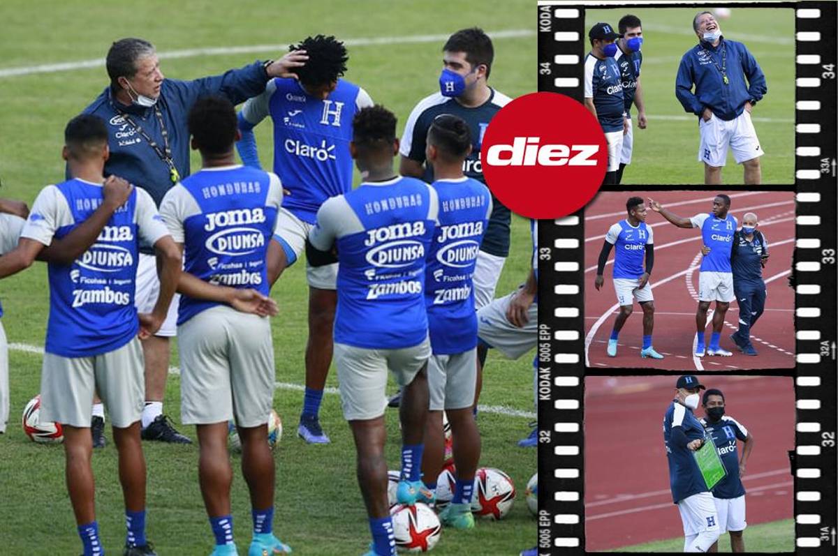 ¡Broma a Sacaza y risas! Así fue el primer entreno de la Selección Honduras para la triple fecha eliminatoria