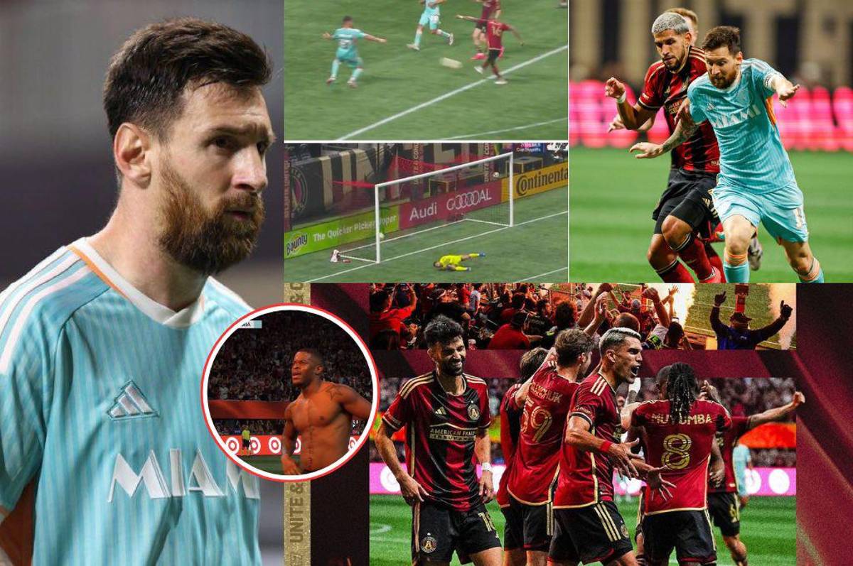 El dolor de Messi tras caer en el último minuto y el que se ‘desnudó’ en el triunfo del Atlanta United ante el Inter Miami
