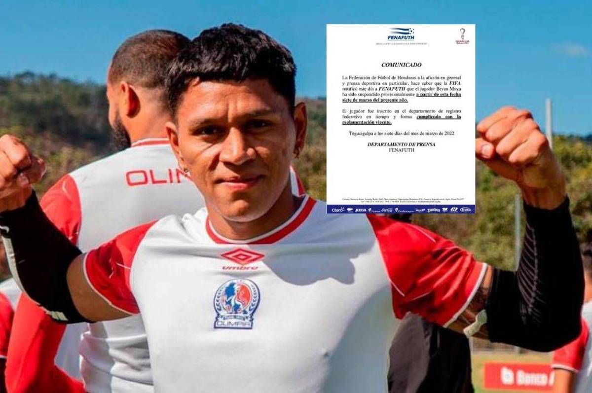 Fenafuth lanza un comunicado tras la sanción de la FIFA contra Bryan Moya y hace una aclaración