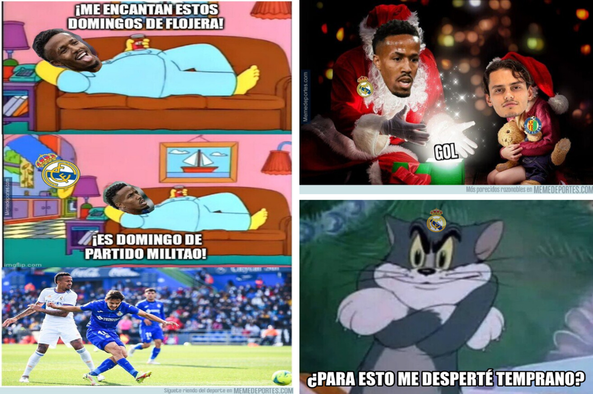 ¡Las burlas! Los jocosos memes que hacen pedazos al Real Madrid y Militao tras caer ante Getafe