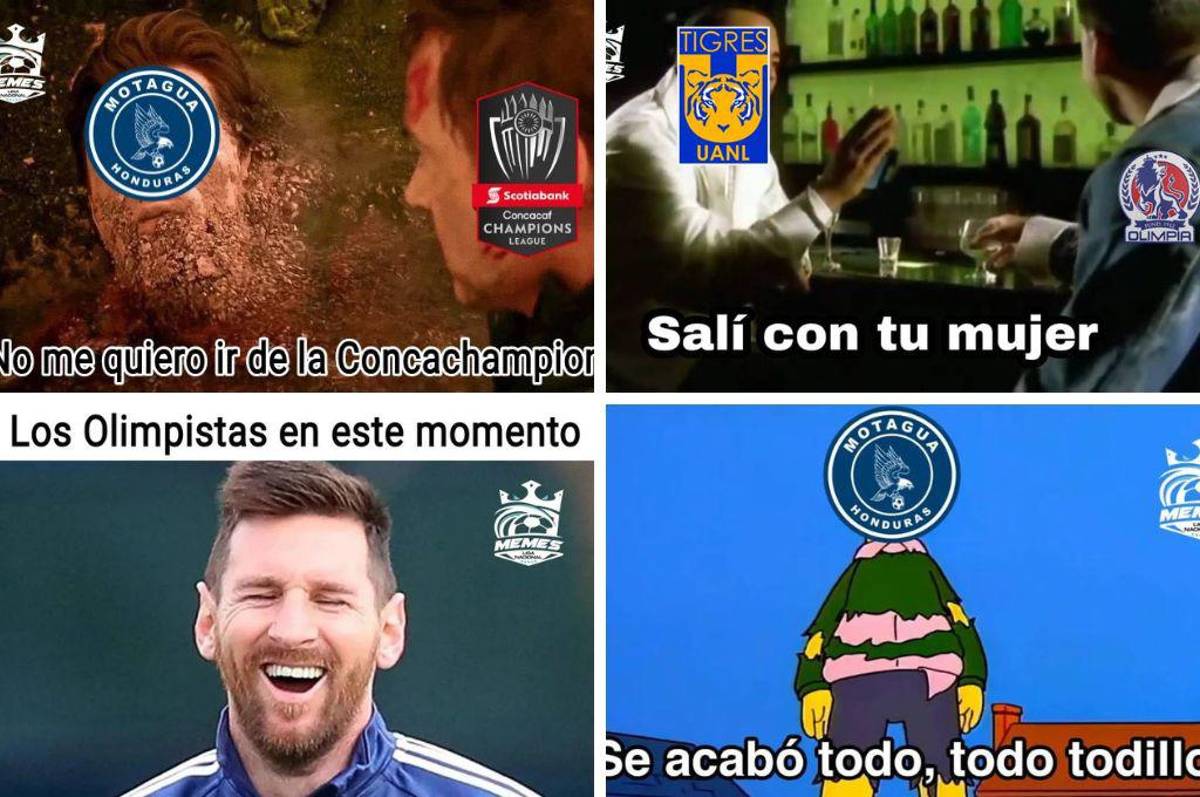Los memes no perdonan a Motagua tras ser goleado y eliminado por Tigres de la Liga de Campeones de Concacaf