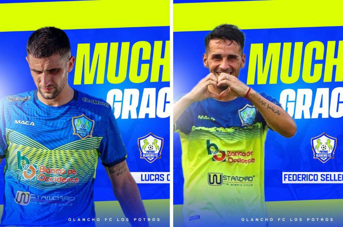 Oficial: Olancho FC confirma la salida de los delanteros argentinos Lucas Campana y Federico Selecchia