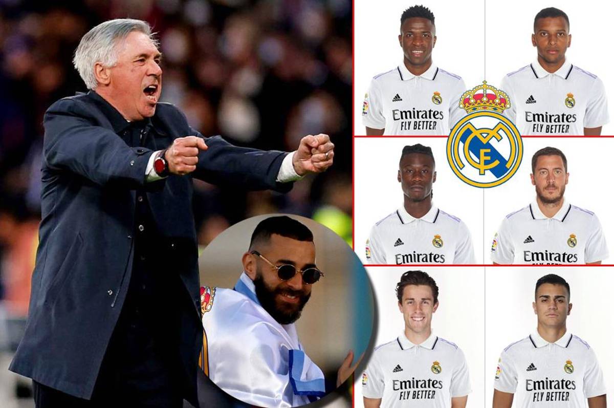 Cuatro delanteros y todos los que regresaron: así está conformada la plantilla del Real Madrid para la temporada 2022-23
