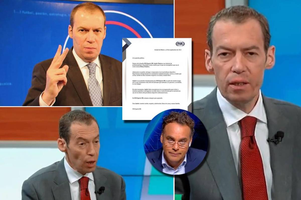 La decisión que tomó Fox Sports con André Marín tras sufrir una enfermerdad que le cambió la apariencia; Faitelson reacciona