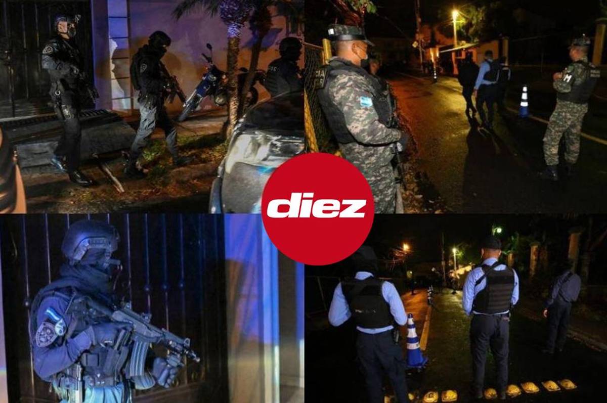 En fotos: Así militarizaron la lujosa casa del expresidente Juan Orlando Hernández tras ser solicitado en extradición por Estados Unidos