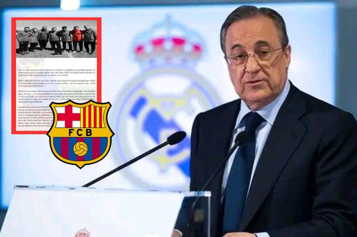 Confirmado: Real Madrid lo despide del club por publicar en redes sociales que el “Barcelona es el club de sus sueños”