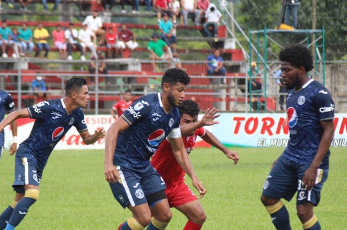 Motagua hunde a la Real Sociedad en Tocoa y mantiene el liderato e invicto en el presente Torneo Apertura