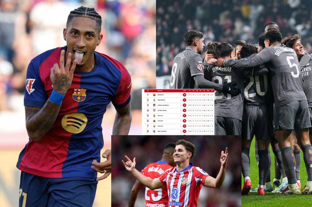 Real Madrid tropieza y Barcelona puede aumentar su ventaja: así está la tabla de posiciones de la Liga Española
