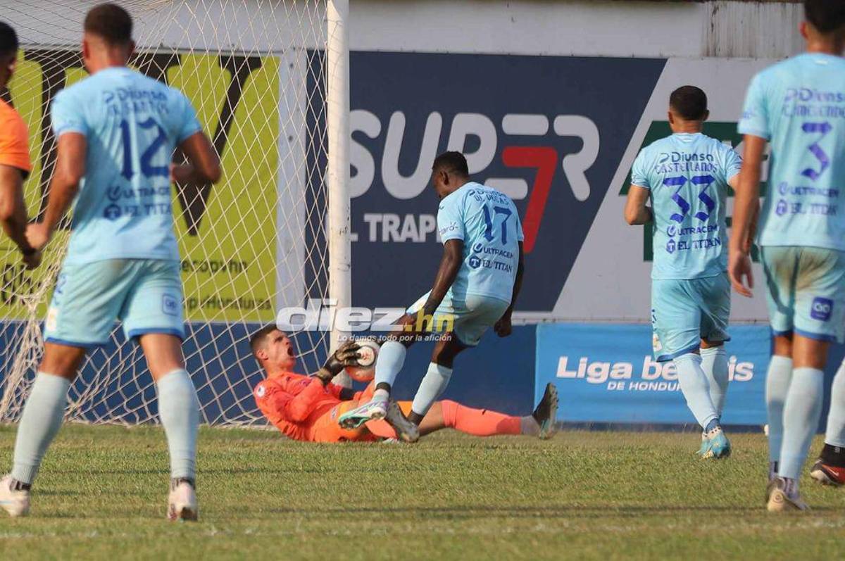 El ambiente que se vivió en el Olancho FC-Motagua y la euforia de Jonathan Rougier tras detener un penal; fue el “MVP”