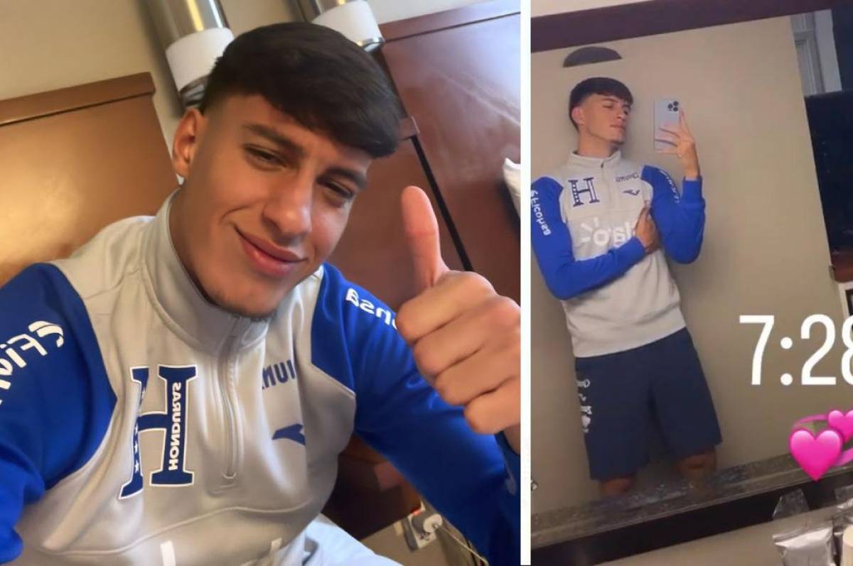 ¡Sueño cumplido! Valerio Marinacci se enfunda la camiseta de Honduras y se reporta listo para amistoso Sub-20