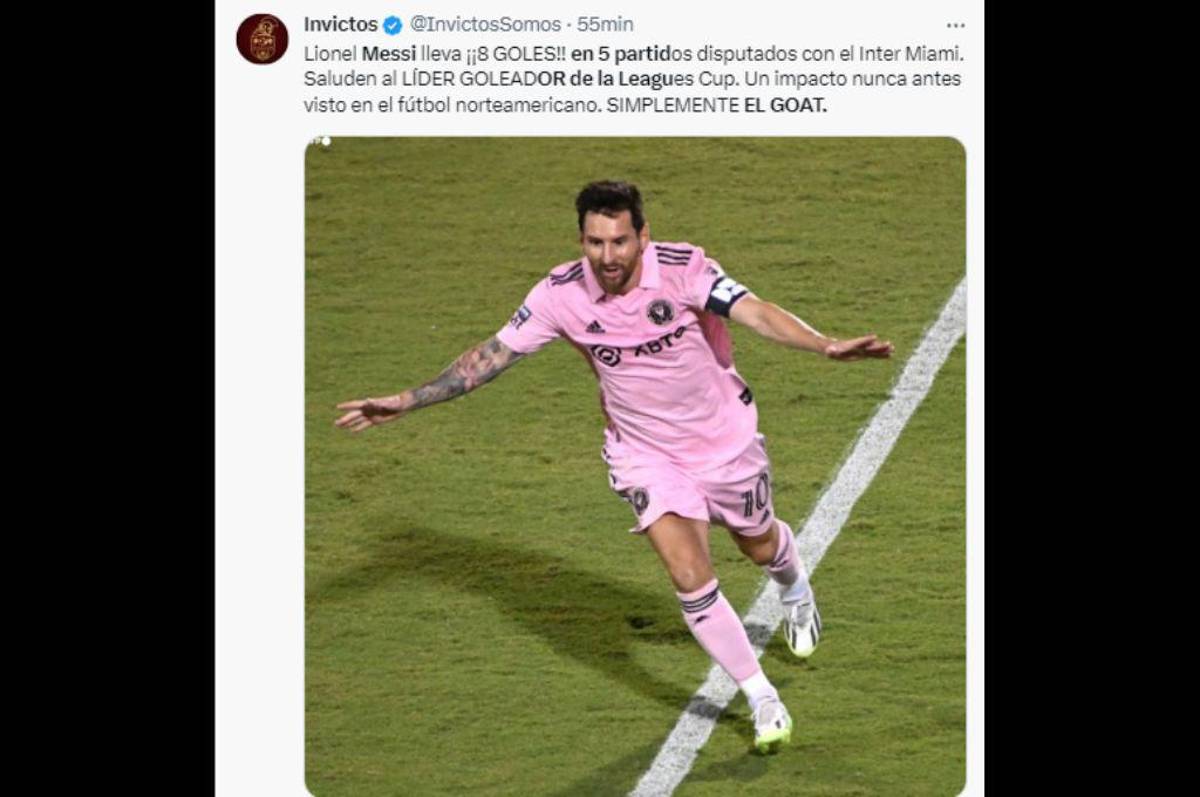 “Messi come aparte de CR7 y Pelé” “Spider-Messi”: así reacciona la prensa tras el pase a semis del Inter Miami en la Leagues Cup