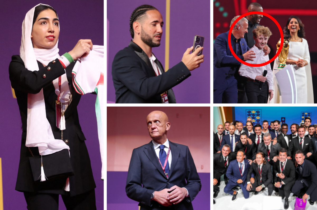 NO SE VIO EN TV: El verdugo de México en Doha, quién es el niño viral y el que siempre estuvo “enojado” en el sorteo de Qatar 2022