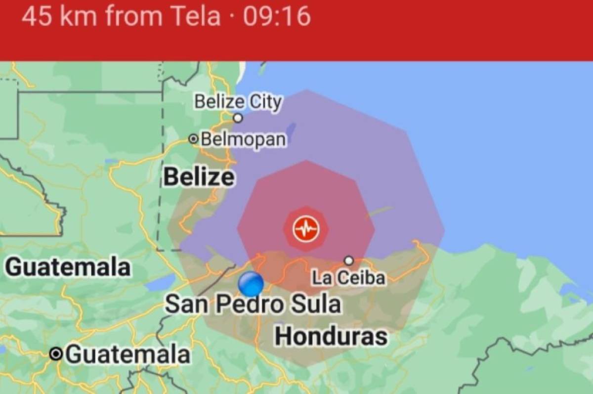 Informe especial: Temblor de magnitud 5,9 sacude a la zona Norte de Honduras, Belice y Guatemala
