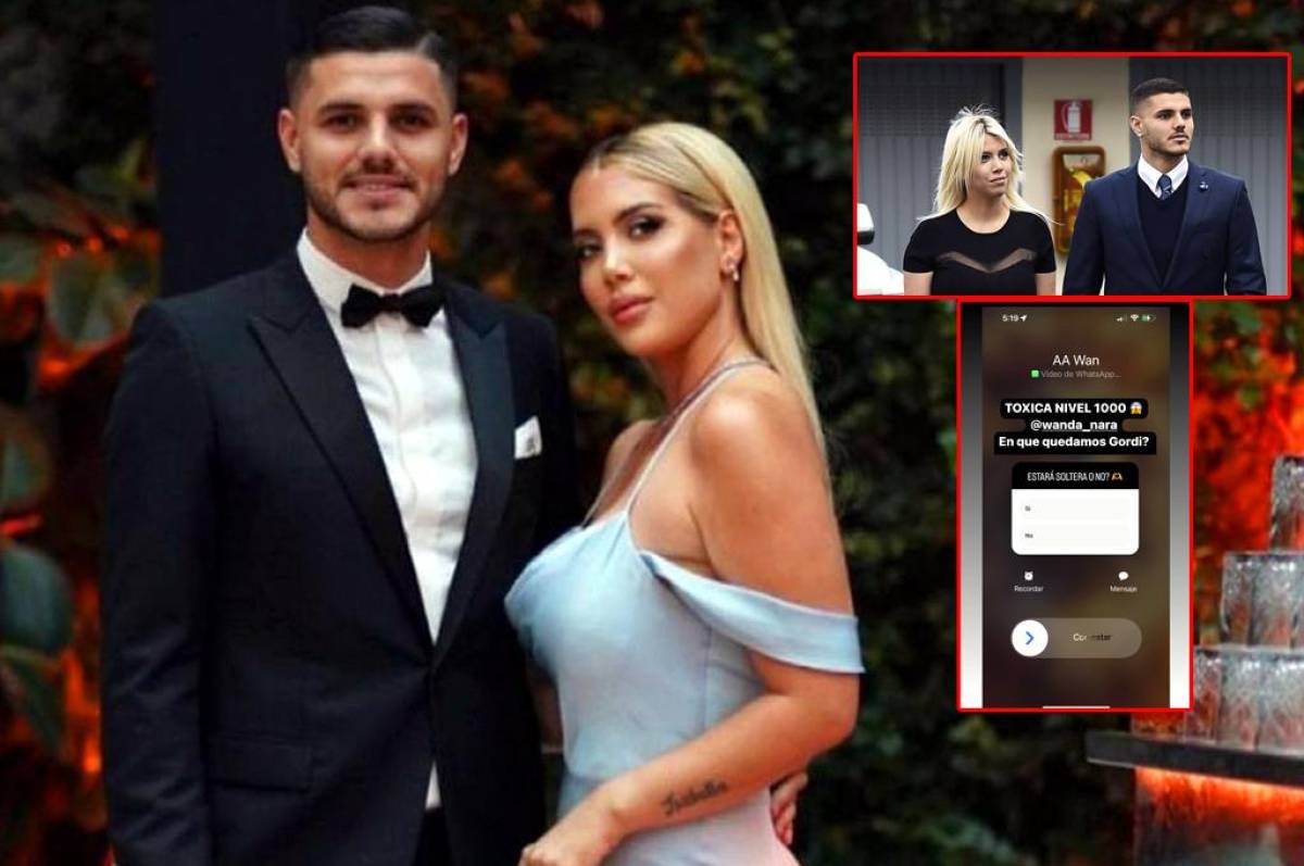 ¡De locos! Mauro Icardi se harta de Wanda Nara y filtra los intensos chats de WhatsApp: “Tóxica nivel 1000”