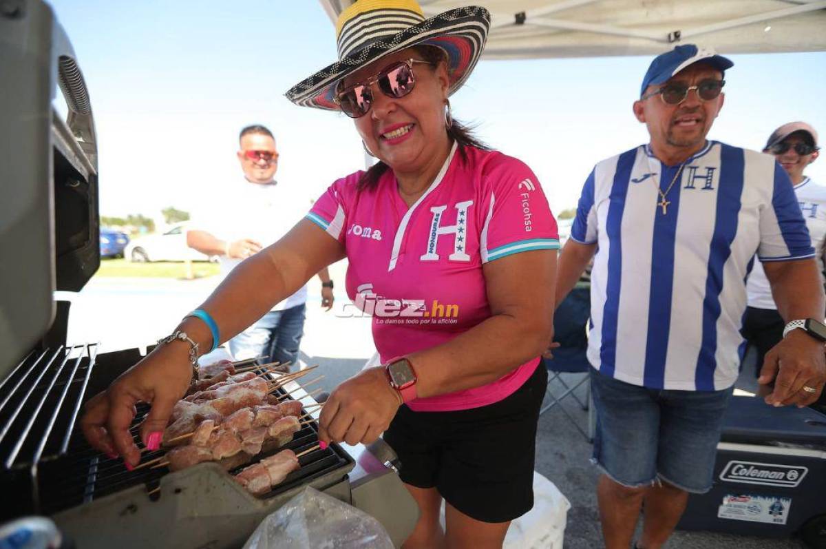 La carnita asada de los catrachos, el Lamborghini y la tremenda manta a Maradona: Ambientazo previo al Honduras vs Argentina