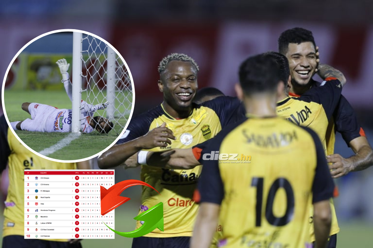Real España acecha el liderato: Así quedó la tabla de posiciones del Clausura 2022 tras el triunfo de la Máquina sobre el Vida