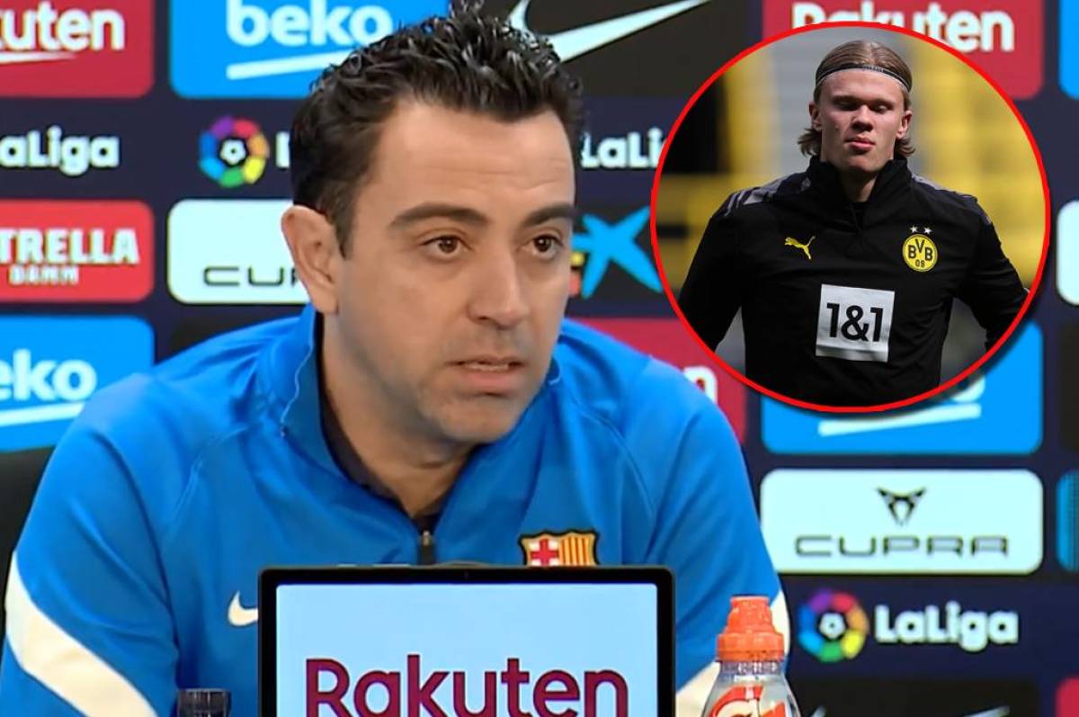La reacción de Xavi tras reunirse con Haaland para convencerlo de fichar por el Barcelona: ‘‘Estamos trabajando por el bien del club’’