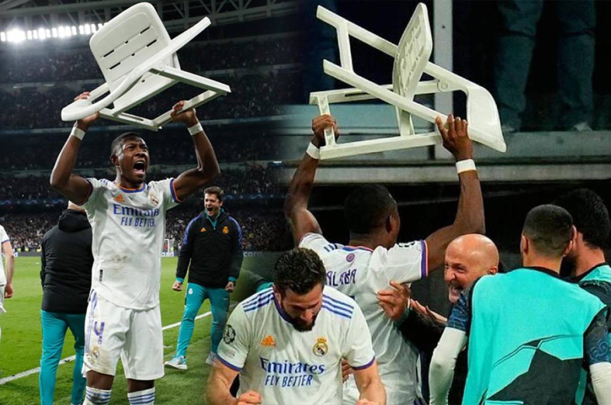 Alaba explica su loca celebración con la silla y la advertencia para los equipos que siguen en la Champions League
