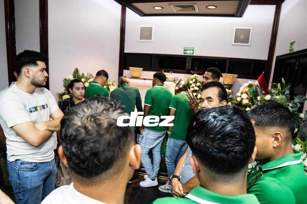 Luto, lágrimas y tremendo respaldo de jugadores y directivos en la sala velatoria de Orinson Amaya, presidente de Marathón