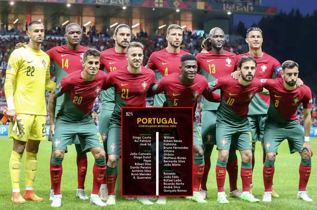Encabezados por Cristiano Ronaldo, Portugal presenta su convocatoria para el Mundial de Qatar 2022