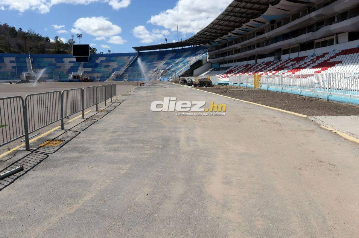 ¡Una belleza! Así luce el estadio Nacional Chelato Uclés con la implementación del césped sintético ¿Cuándo estará listo?