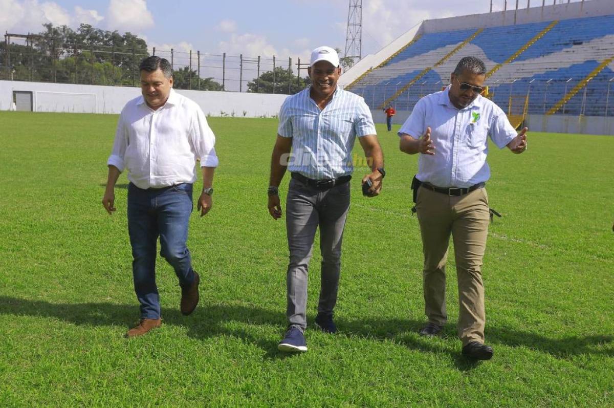 Mario Moncada supervisará las obras del estadio Morazán, que tendrá cancha de primer nivel.
