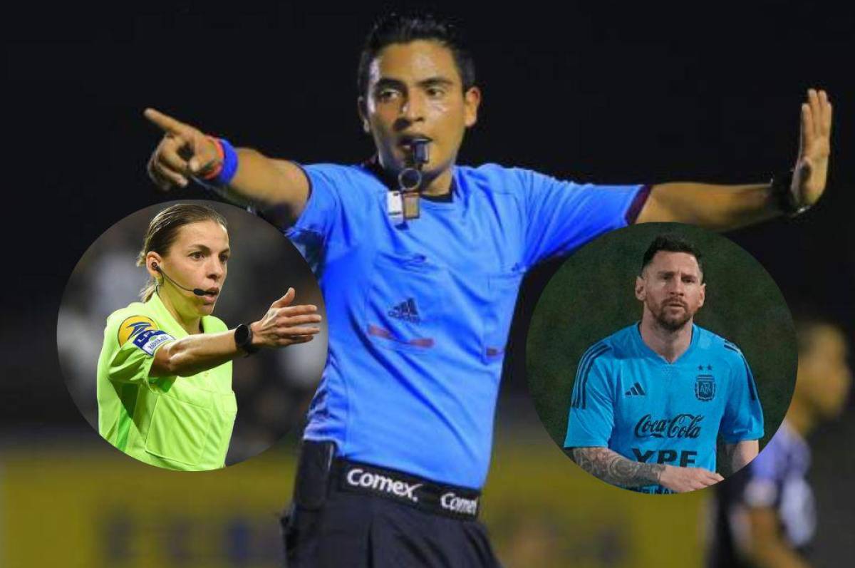 ¡Catracho histórico! Said Martínez estará frente a Lionel Messi y bajo el mando de la primera árbitra en un Mundial de Fútbol