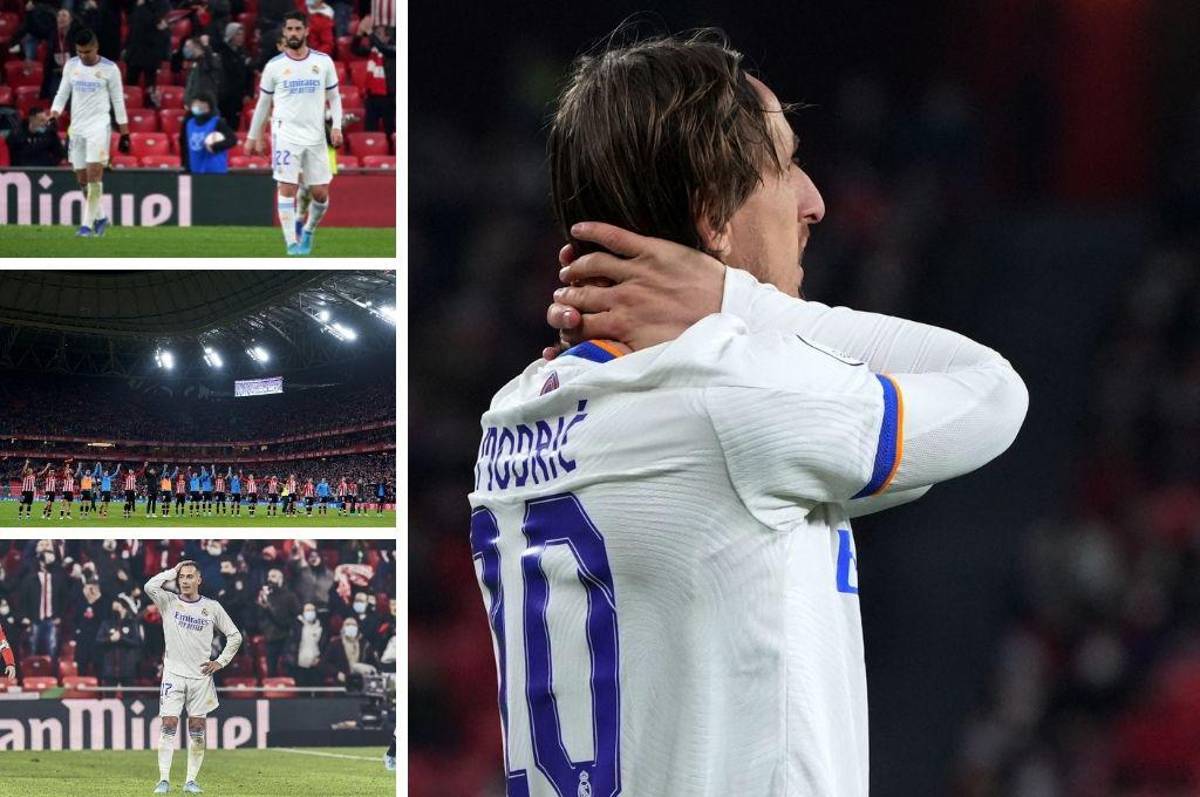 No se vio en TV: Los rostros de tristeza en el Real Madrid y el feo gesto de los aficionados del Athletic Bilbao