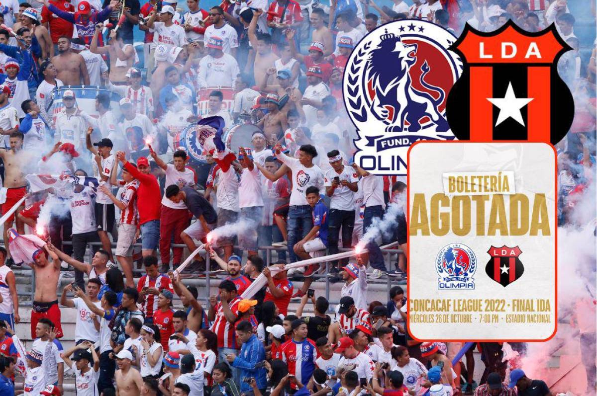 Confirmado: Olimpia anuncia boletería agotada para la final de ida de la Liga Concacaf ante el Alajuelense